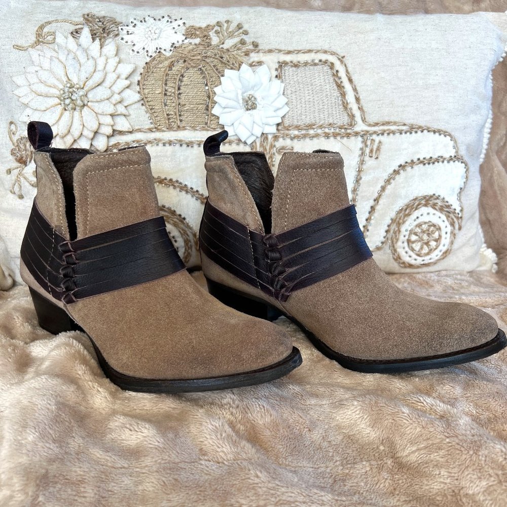DIBA suede ankle bootie